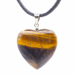 Tigers Eye small heart pendant