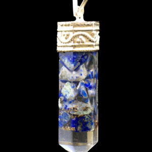 Lapis Lazuli Organite Point pendant