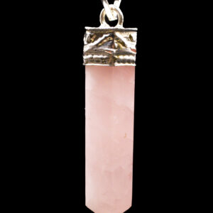 Rose Quartz capped pendant